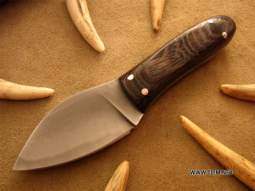 Mini Nessmuk Knife - 1095 hamon, wenge